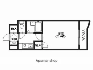 ソレーユ西山【5階】の間取り