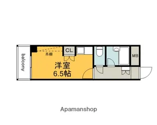 ハイソサエティ宝町【4階】の間取り