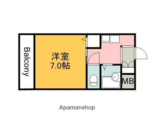 T.R.M.マンション【1階】の間取り