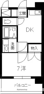 パティオ朋来居【3階】の間取り