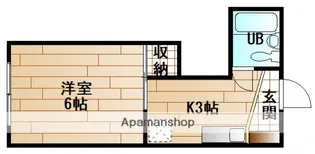 サンパーク高須【3階】の間取り