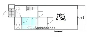 エクセレント楠木【6階】の間取り