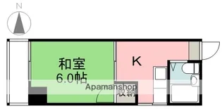 AXA舟入通り【3階】の間取り