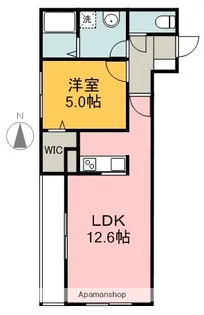 ヘーベルメゾン翠【2階】の間取り