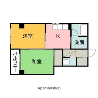AXIS榎町【2階】の間取り