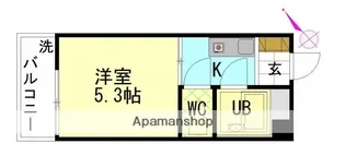 ウエストヒル【2階】の間取り