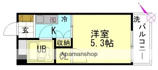 ウエストヒル【3階】の間取り