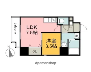 KATAYAMABLDG22【201号室】の間取り