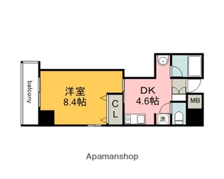 センテニアル東平塚【3階】の間取り