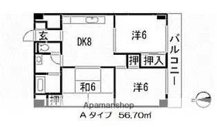 幟町熊本ビル【8階】の間取り