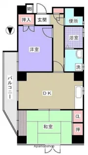 エーデル宇品海岸通り【5階】の間取り