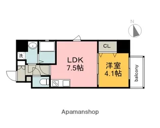 KATAYAMABLDG24【9階】の間取り