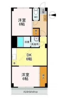 美笠マンション【4階】の間取り
