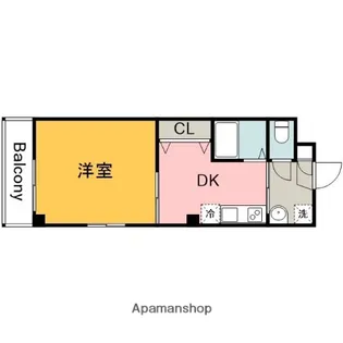 アスリート・リヨービル【2階】の間取り