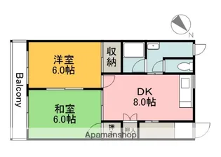 秋山ビル【2階】の間取り