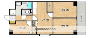 三篠北パークマンション【201号室】の間取り
