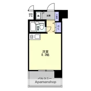 朝日プラザアムネット天満町【5階】の間取り