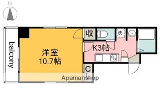 エイトバレー26【5階】の間取り