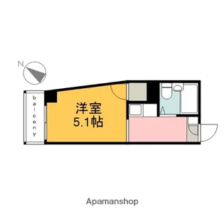 クオレマンションクサツ【602号室】の間取り