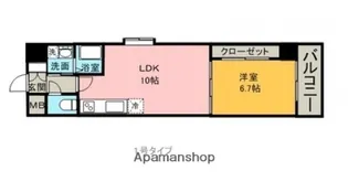 ブラッサム己斐本町【904号室】の間取り