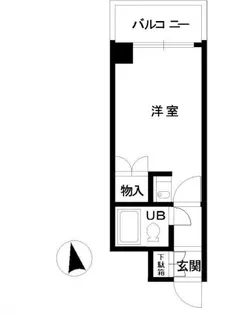 ワイアンドワイ宝町ビル【3階】の間取り