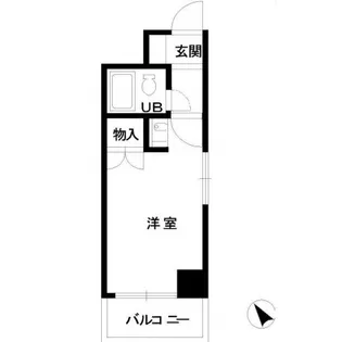ワイアンドワイ宝町ビル【5階】の間取り