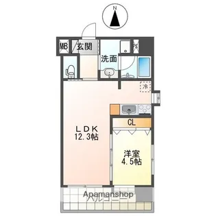 広島県広島市南区段原日出1丁目【マンション】の間取り