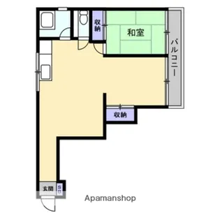 本浦コーポ福島【303号室】の間取り