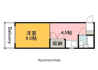 東雲コーポ【5階】の間取り
