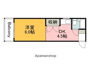 東雲コーポ【4階】の間取り