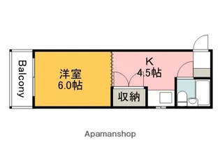 東雲コーポ【501号室】の間取り