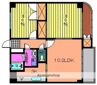 メリベール永田【4階】の間取り