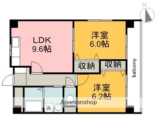 フレンドリーハウスなごみ【202号室】の間取り