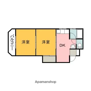 スカイビル【5階】の間取り