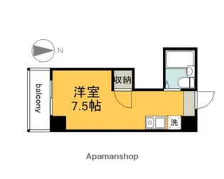 グロワール中広【2階】の間取り