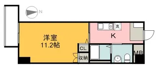 シャングリ・ラ 本川【403号室】の間取り