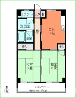 コンフォートT.T【3階】の間取り