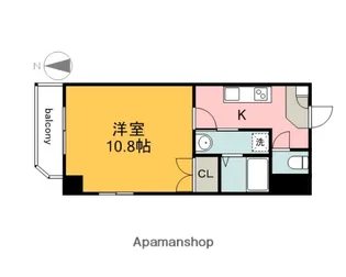 ウイング平和大通り【3階】の間取り
