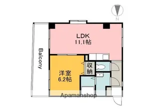 フリーシア【202号室】の間取り