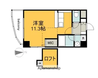 グランドポレストーネ竹屋【13階】の間取り
