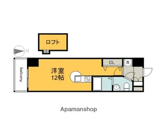 S−FORT鶴見町(旧 サムティ鶴見)【6階】の間取り