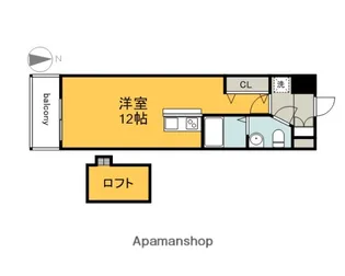 S−FORT鶴見町(旧 サムティ鶴見)【3階】の間取り