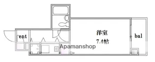 朝日プラザ横川駅前【8階】の間取り