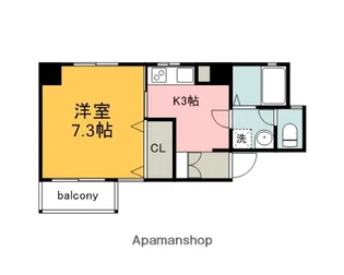 Moi.国泰寺【3階】の間取り