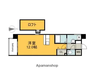 グランドポレストーネ鶴見【10階】の間取り