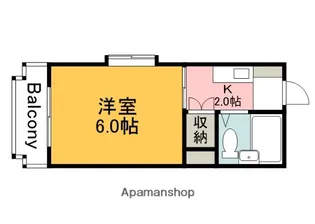 サンハイム【1階】の間取り
