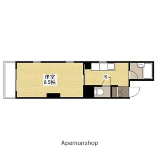 藤澤ビル【4階】の間取り