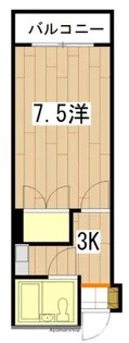 奥田マンション【4階】の間取り