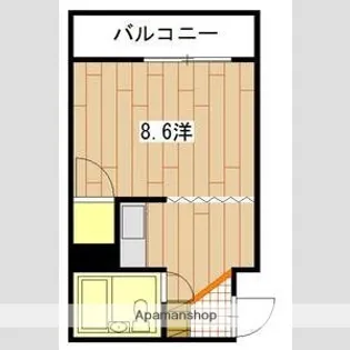 メゾンワールド【403号室】の間取り