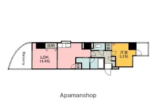 メゾン・ド・ピュア【5階】の間取り